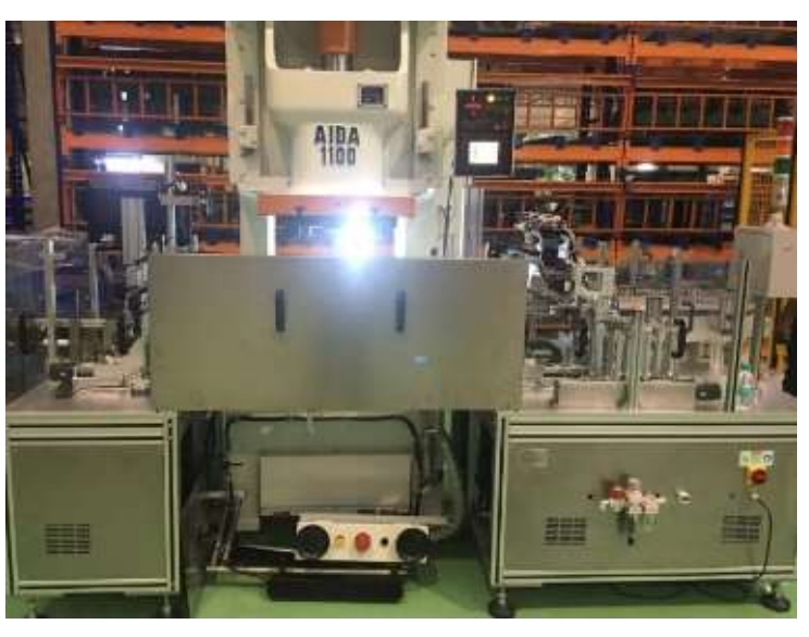 Automated pin insertion SPM machine